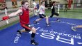 Fitnessboxer beim Training