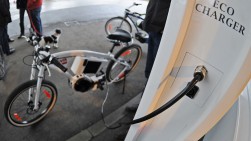 Tankstelle für Stromfahrräder