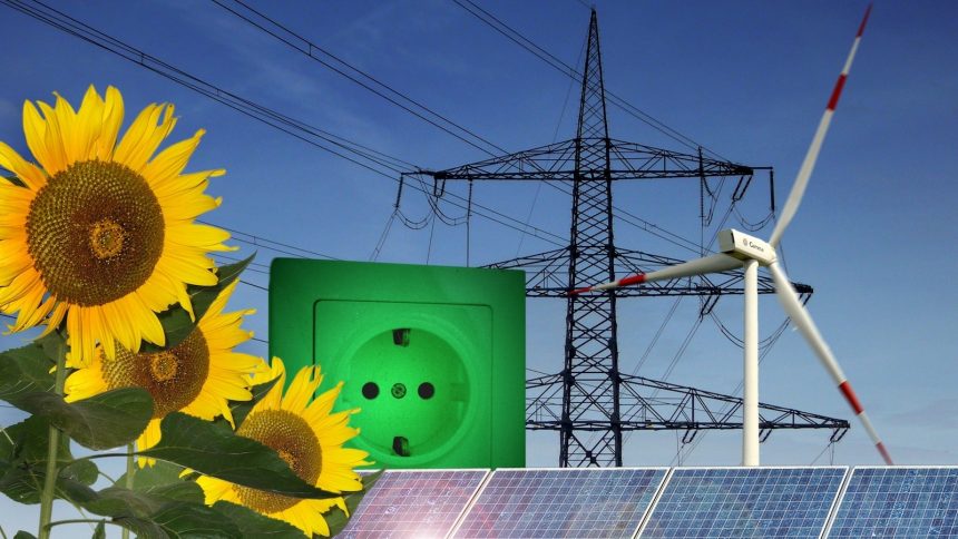 Alternative Energien-Sonnenenergie Windenergie