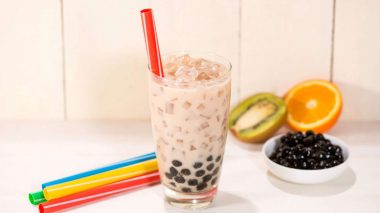 Selbstgemachter Bubbletea ist gesünder