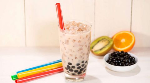 Selbstgemachter Bubbletea ist gesünder