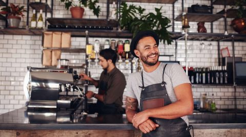 Kaffeekultur im Cafe