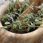 Thymian in der Küche