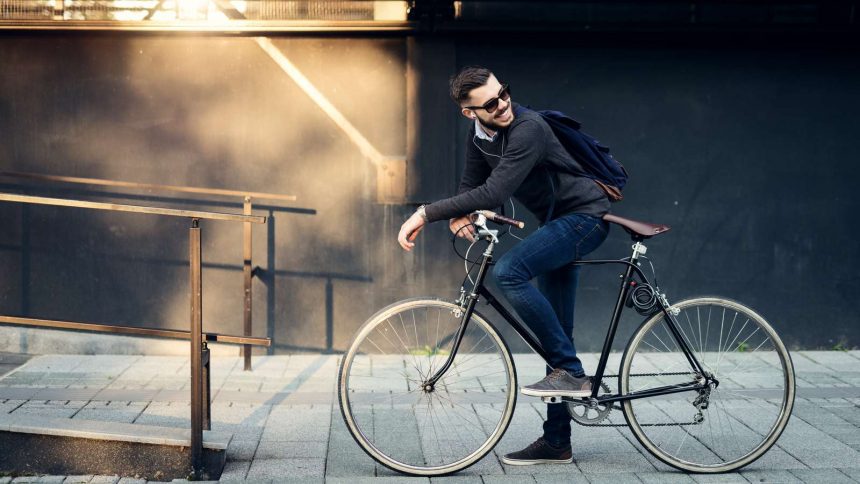 Fahrrad Retro Trend: Ledersattel und Ledergriffe