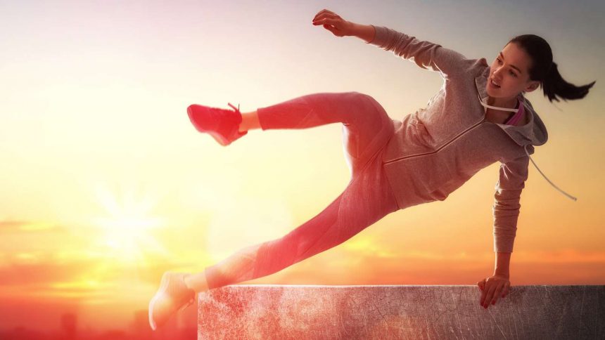 Parkour in der Stadt