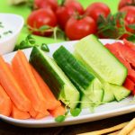 Rohkost mit Dipp - lecker