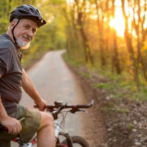 Durch Radfahren fit bleiben