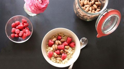 Müsli mit Beeren