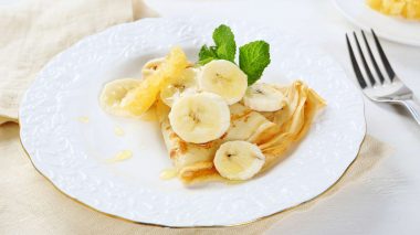Glutenfreier Bananen Pfannkuchen
