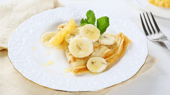Glutenfreier Bananen Pfannkuchen