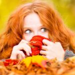 Schöne Haare im Herbst
