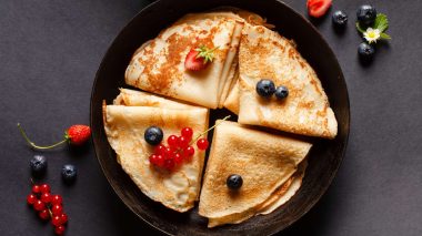 Himbeer Quinoa Pfannkuchen