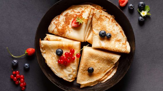 Himbeer Quinoa Pfannkuchen