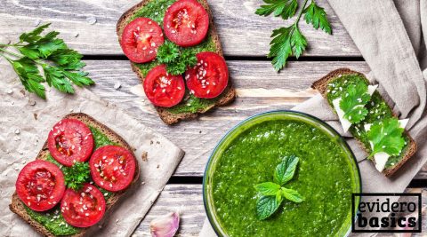 Brot mit Tomaten