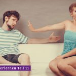 Mann und Frau streiten in der Partnerschaft, statt gelassen zu bleiben