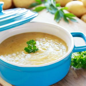 Kartoffel Suppe für Karneval