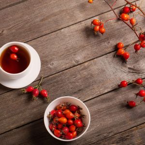Vitamine aus der Hagebutte gegen Grippe