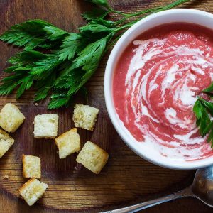 Rote Bete Creme Suppe