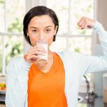 Milch ist eine Proteinquelle für den Muskelaufbau