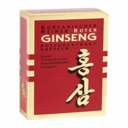 Ginseng Pur Koreanischer Roter Ginseng 500 mg, Kapseln