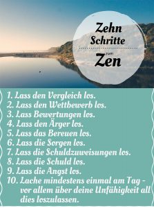 Die 10 Schritte des Zen