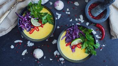 Thai Suppe mit Ingwer