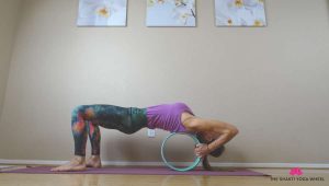 Rückbeuge mit Yogawheel 4