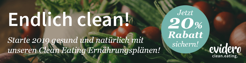 evidero Clean Eating Ernährungspläne